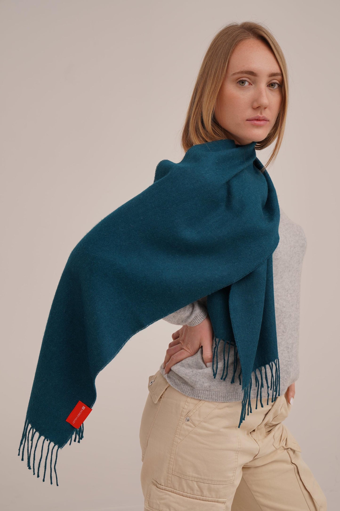 Qumir Scarf in 100% Royal Alpaca wool