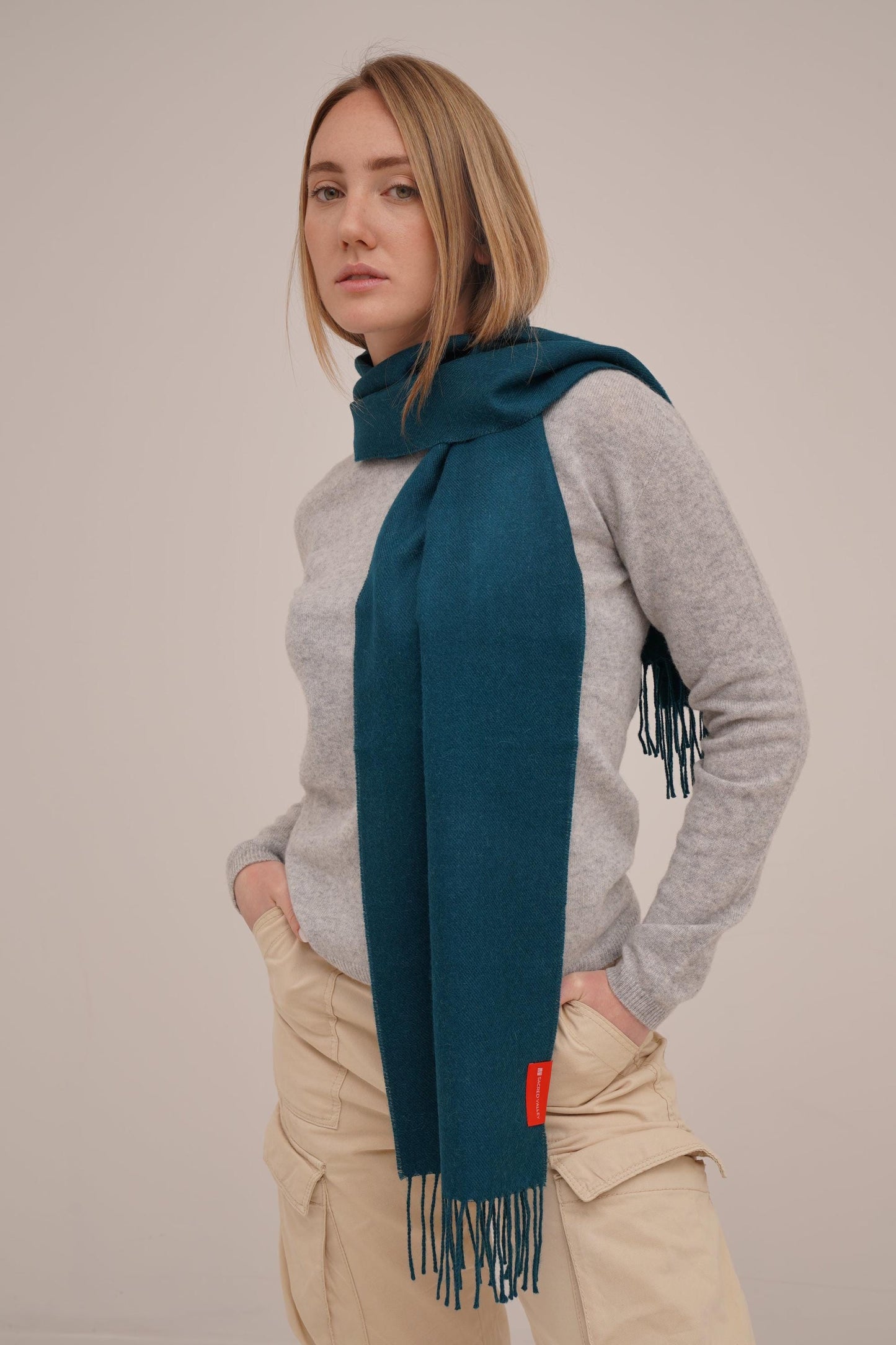 Qumir Scarf in 100% Royal Alpaca wool